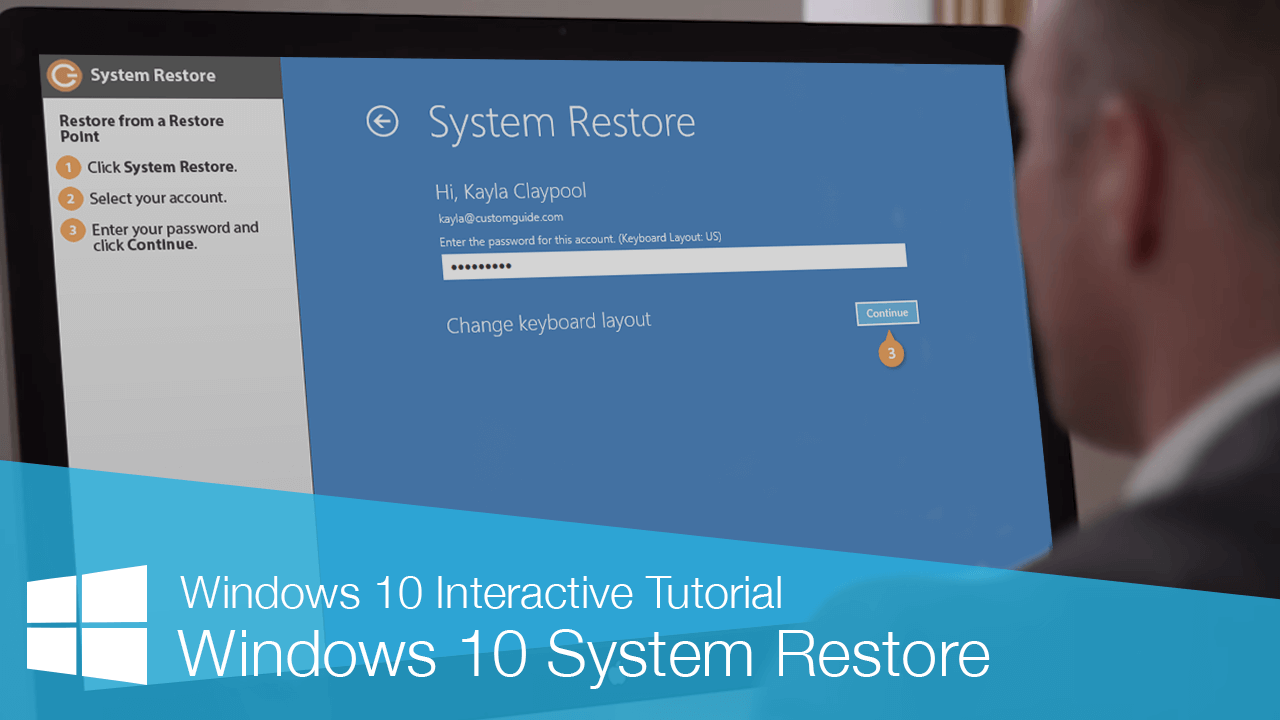 How to create automatic system restore for windows system